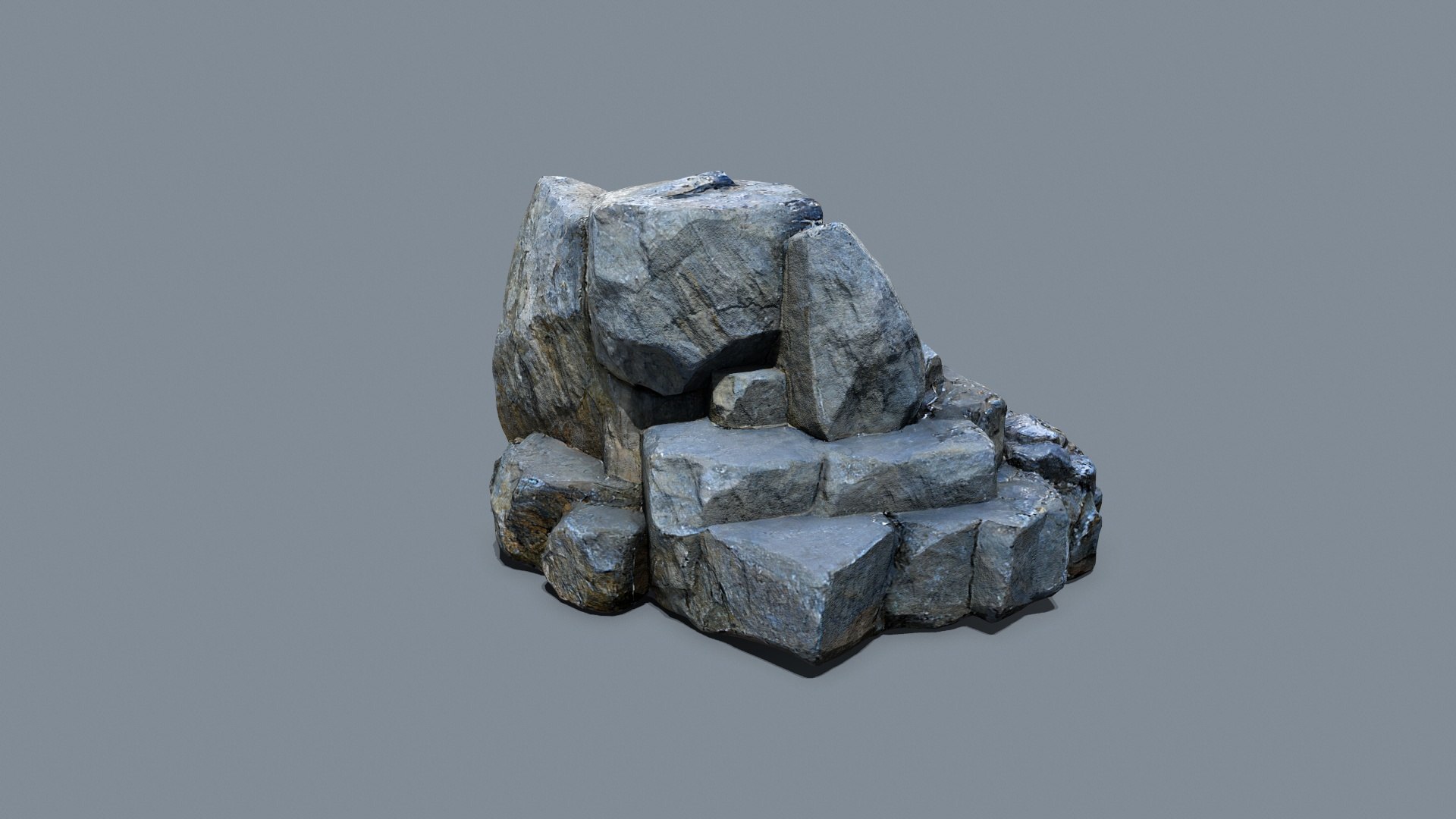 Cliff Rocks 3D Model - TurboSquid 2209396