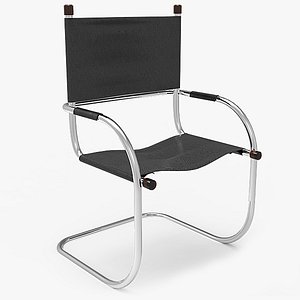 free cantilever tube chair 3d model