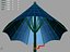rigged umbrella patio 3d ma