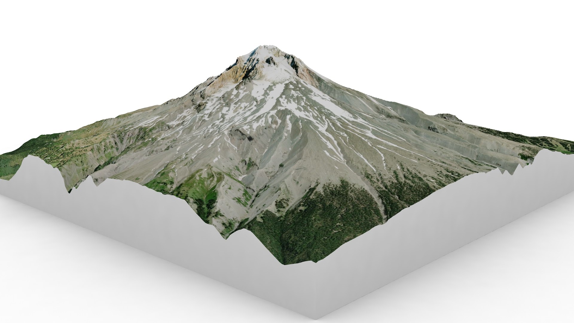 Mount Hood 3d Model - Turbosquid 1988494