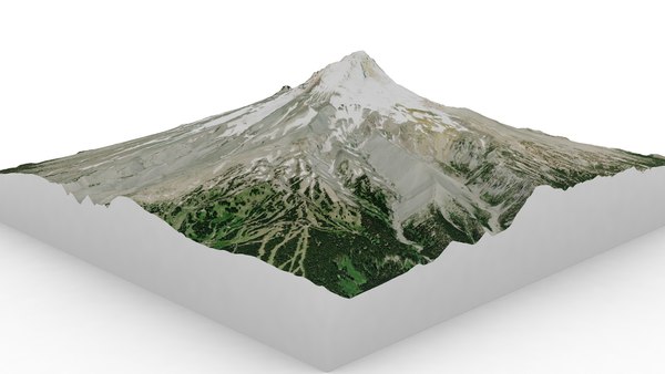 Mount Hood 3D model - TurboSquid 1988494