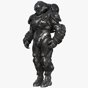 Combat Suit 05 - Dark 3D model