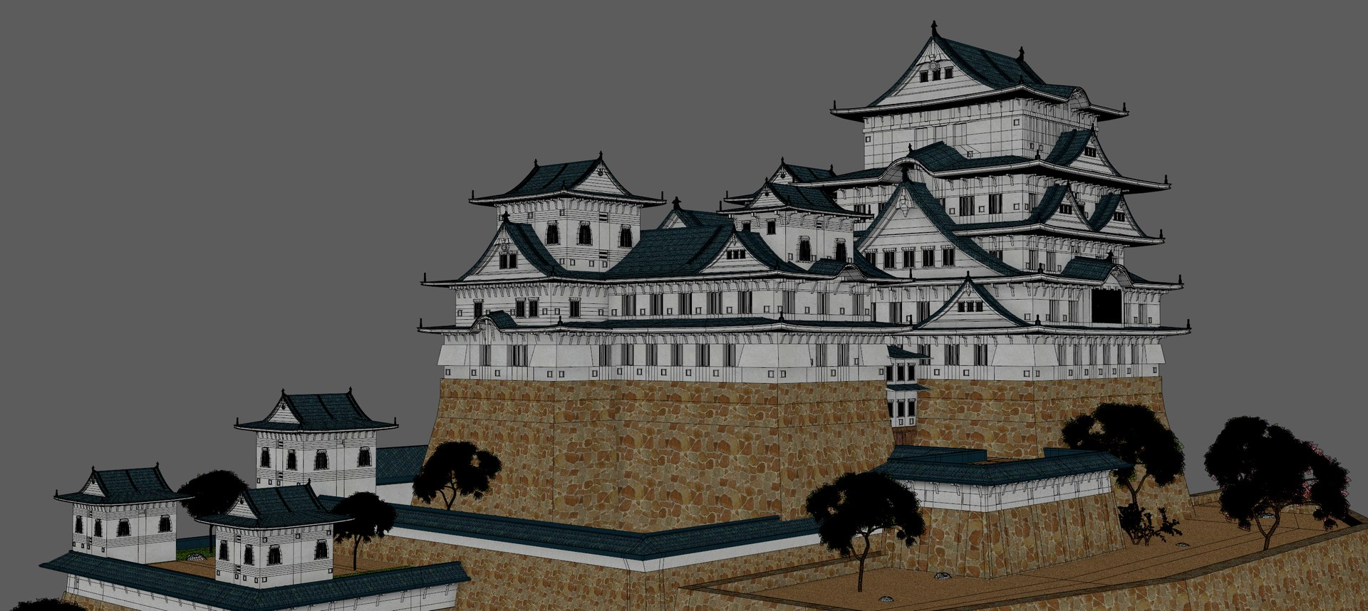 japan bamboo castle 3D model https://p.turbosquid.com/ts-thumb/hC/x2lTAd/GRpl5mln/himeji15/jpg/1540927385/1920x1080/fit_q87/0f0eae4a53168a72fb002c1973c0da929b69191f/himeji15.jpg
