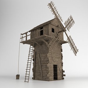 Paper windmill Gratuit Modèle 3D in Jouets 3DExport