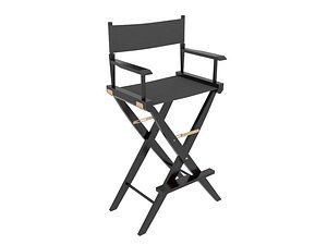 alexandria director chair 3d model