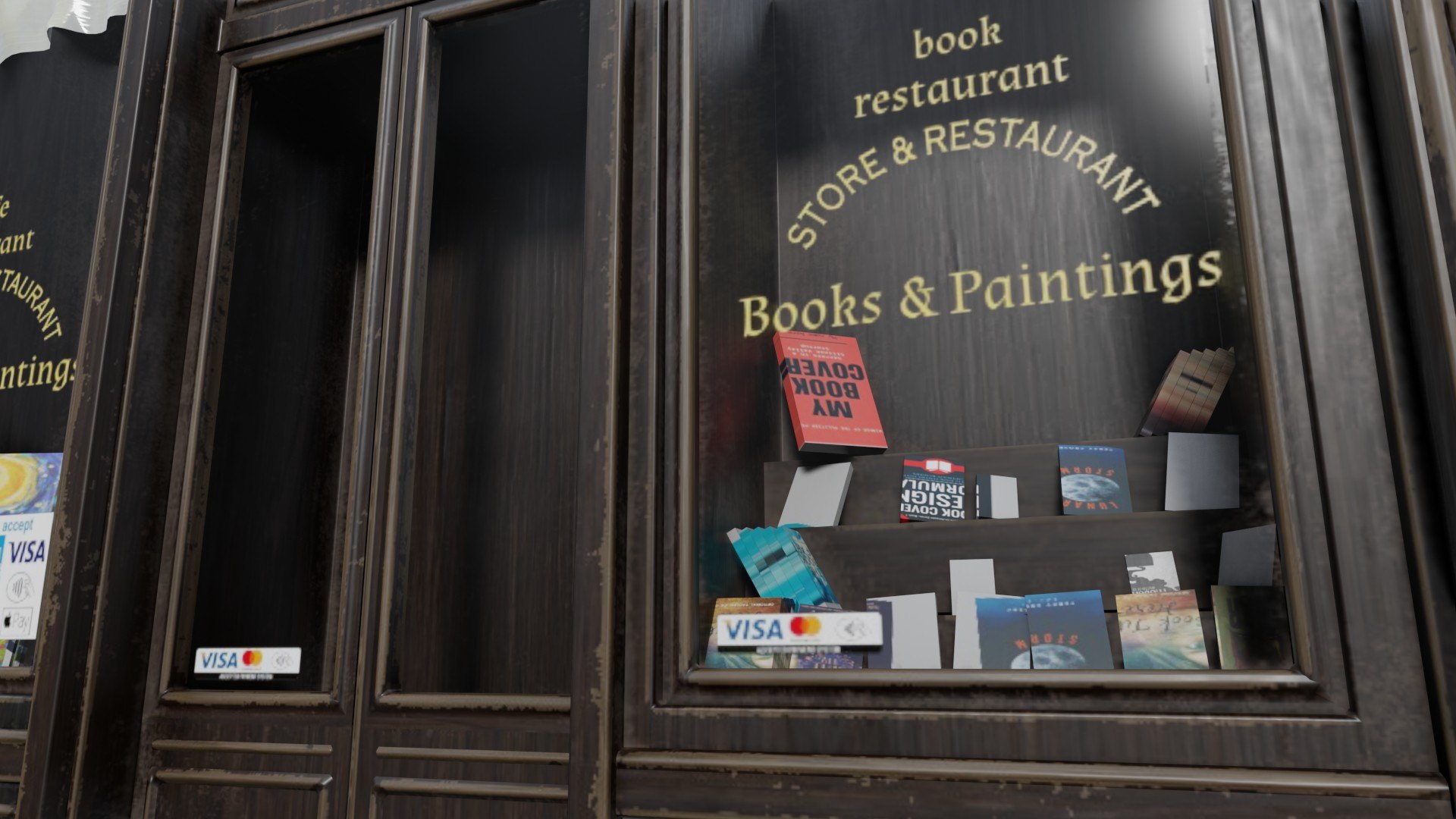 Ground Floor Street Shops With 2k Pbr Textures 3D Model - TurboSquid ...