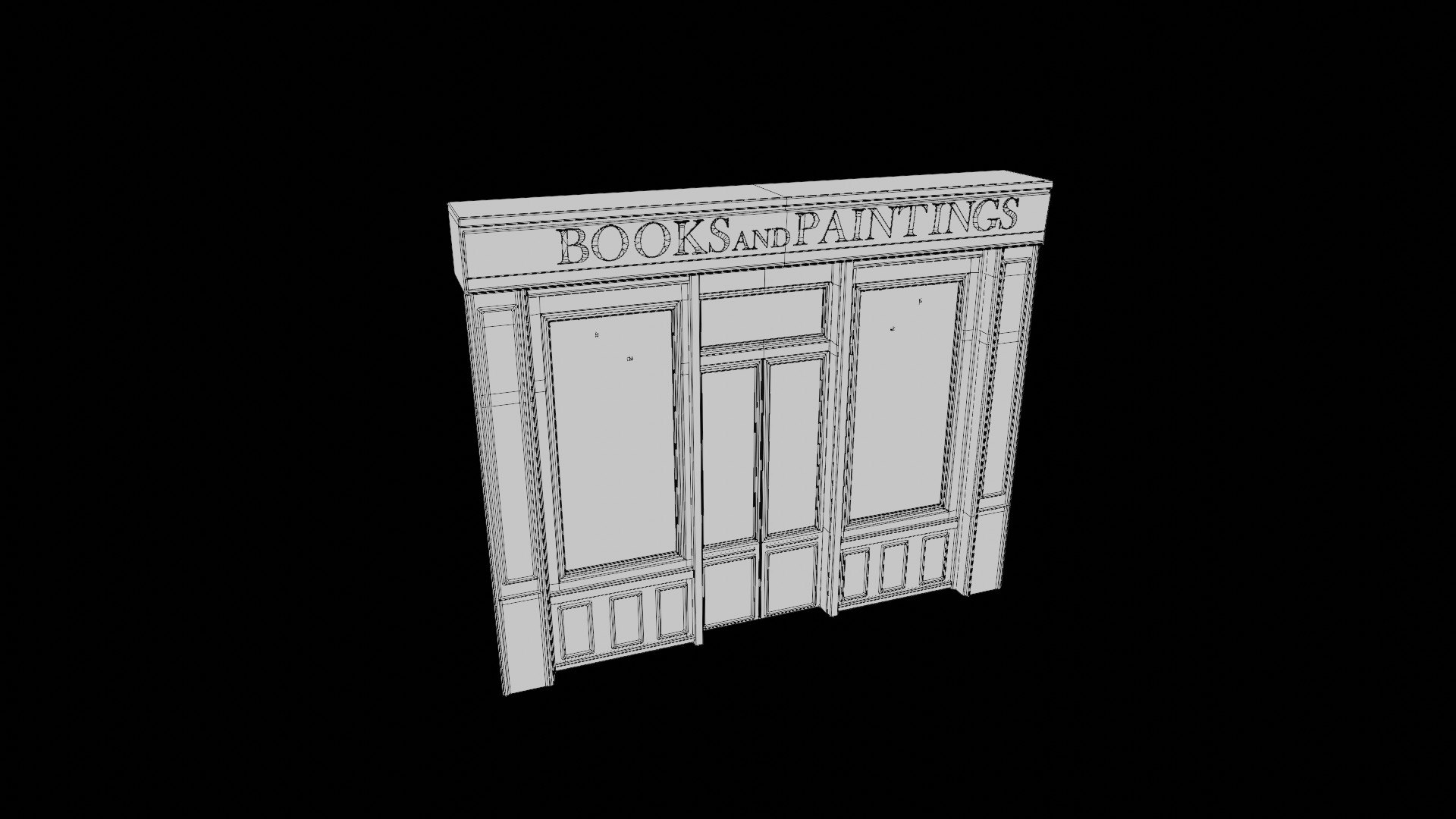 Ground Floor Street Shops With 2k Pbr Textures 3D Model - TurboSquid ...