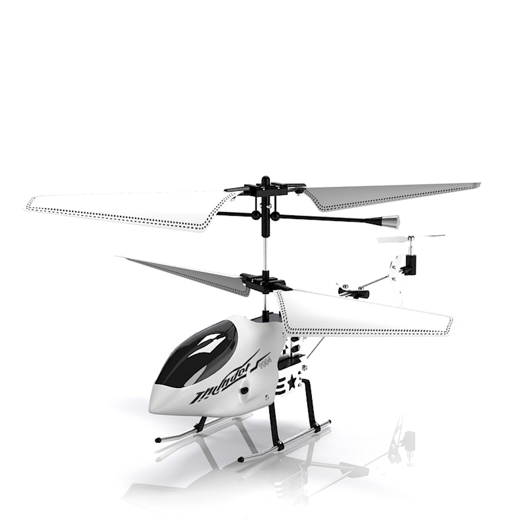 3d Toy Rc Helicopter Model