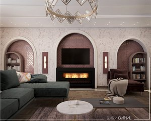 3D Neo Classic Apartment model