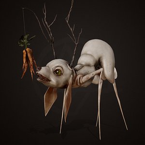 3D Gorky The Anxious Dog model