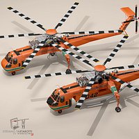 S-64E and S-64F Skycrane