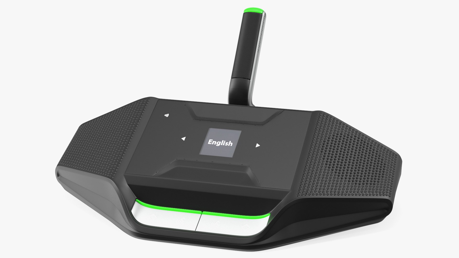 Wireless Discussion Device with Language Selector 3D model preview