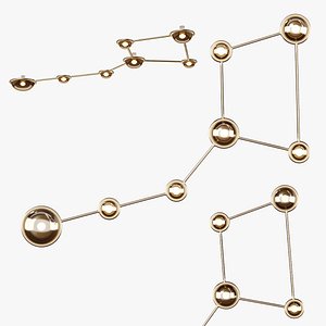 Constellation Ursa Minor Ceiling Sconce