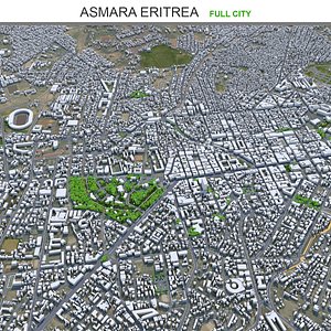 3D model Asmara City Eritrea