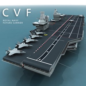 cvf - royal navy 3d model