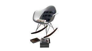 modern chair 1 3D model