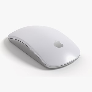 apple magic mouse 2 3d model