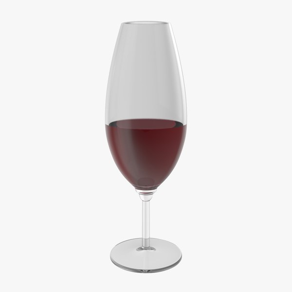 3D model port wine glass