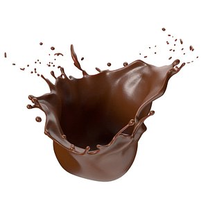 Chocolate splash v15 3D