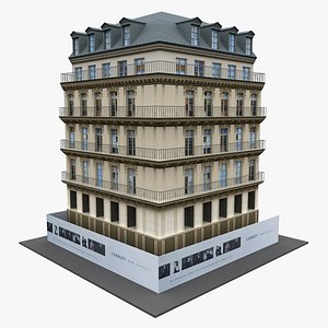 Typical Parisian Corner Building