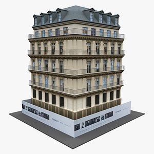 Typical Parisian Corner Building
