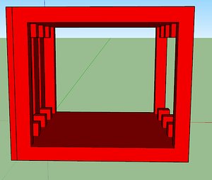 hdd cage storage 3D model