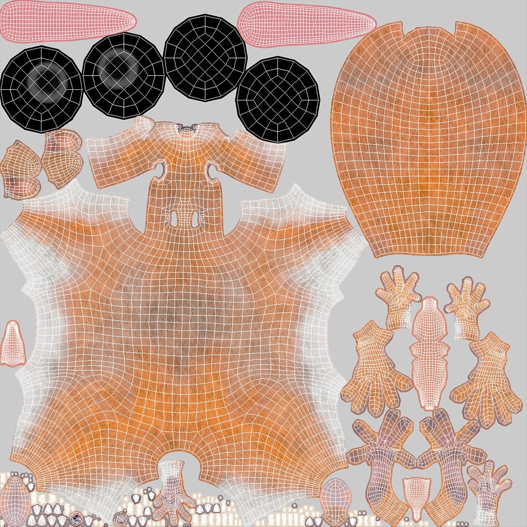 3D Red Squirrel Rigged For Cinema 4D Model - TurboSquid 2280283