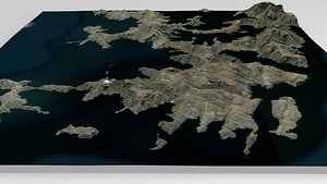 Musandam Osman UAE 3D model