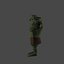 Lowpoly Troll Monster Game animations included Unity and UE4 Low-poly 3D model