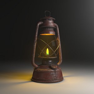 3D oil lamp