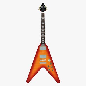 Gibson Custom Flying V Guitar - Sunburst Finish