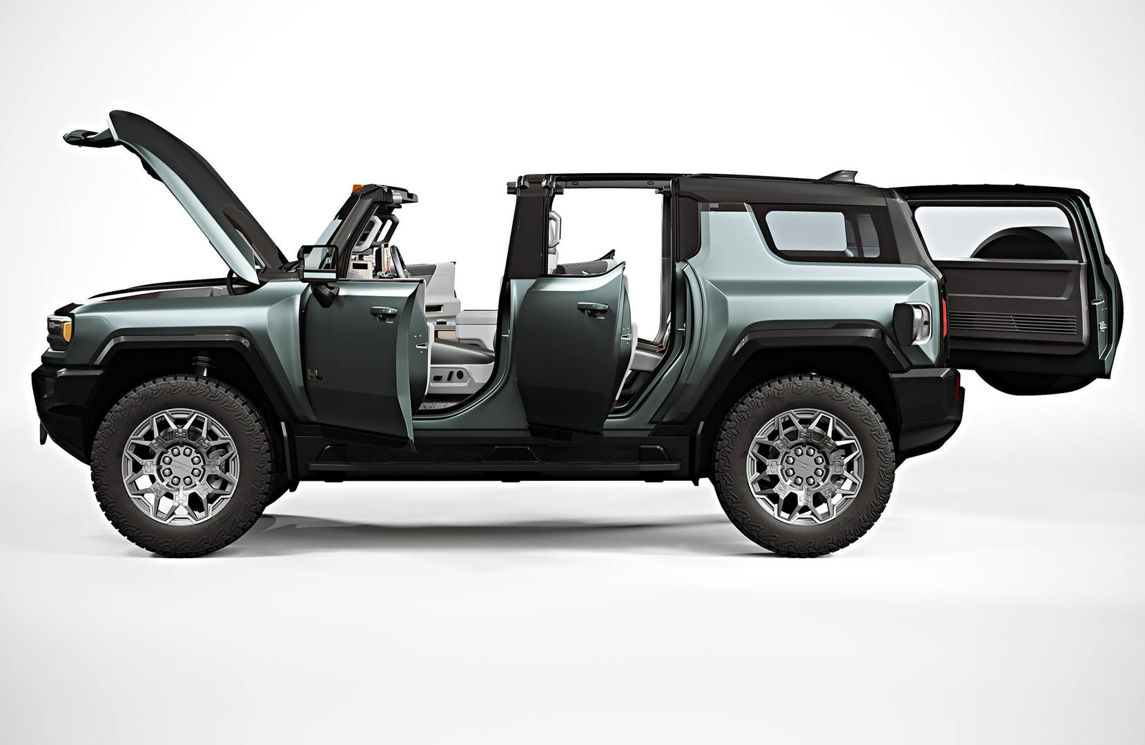 3D 2024 GMC Hummer EV SUV - TurboSquid 1774767