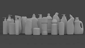 Plastic Bottle Collection 3D model