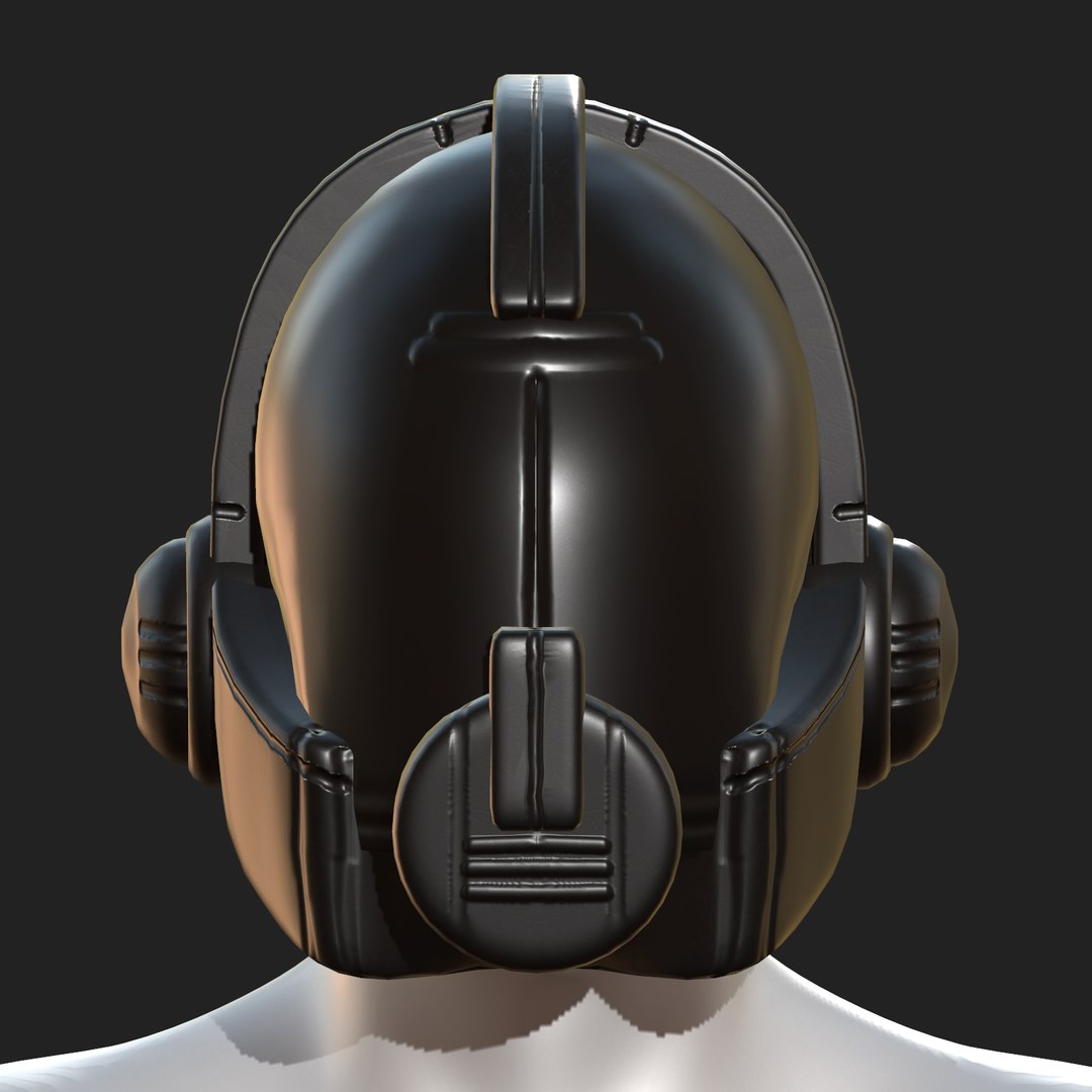 3D Gas Mask Helmet - TurboSquid 1610882