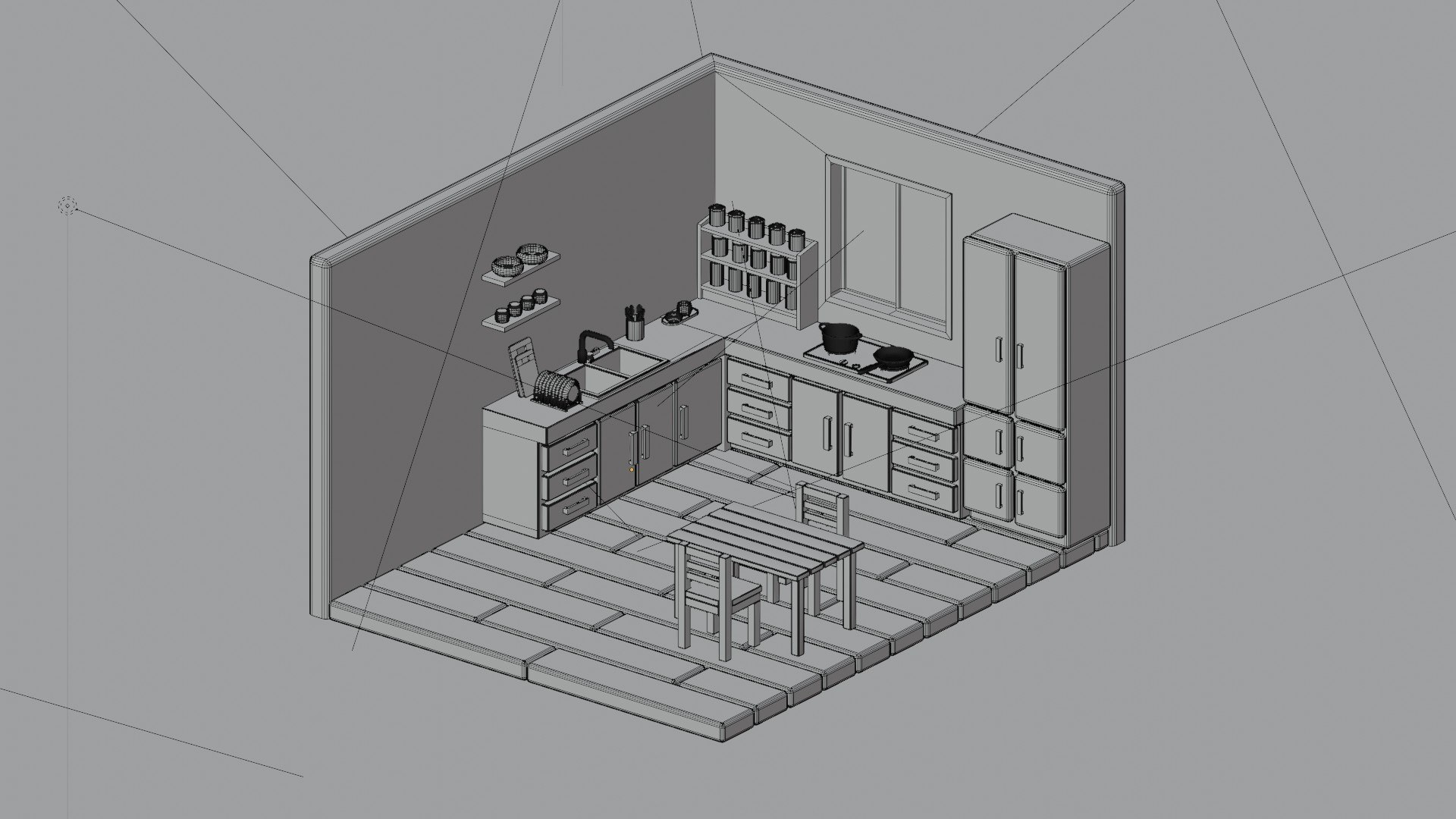 Kitchen 3D Model - TurboSquid 2410367