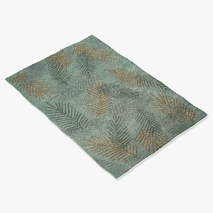 3d rizzy home rugs multi-colored model