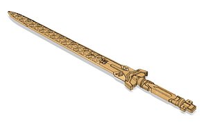 3D overwatch genj sword