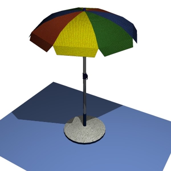 3d model parasol