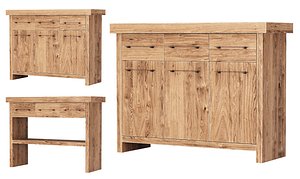 Jack Wooden Cabinet With Console by Bpoint Design model