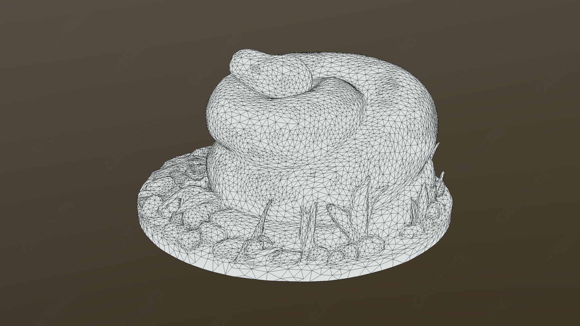Python Snake Cake 3D Model - TurboSquid 1969208