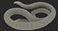 3D light rattlesnake snake rattle