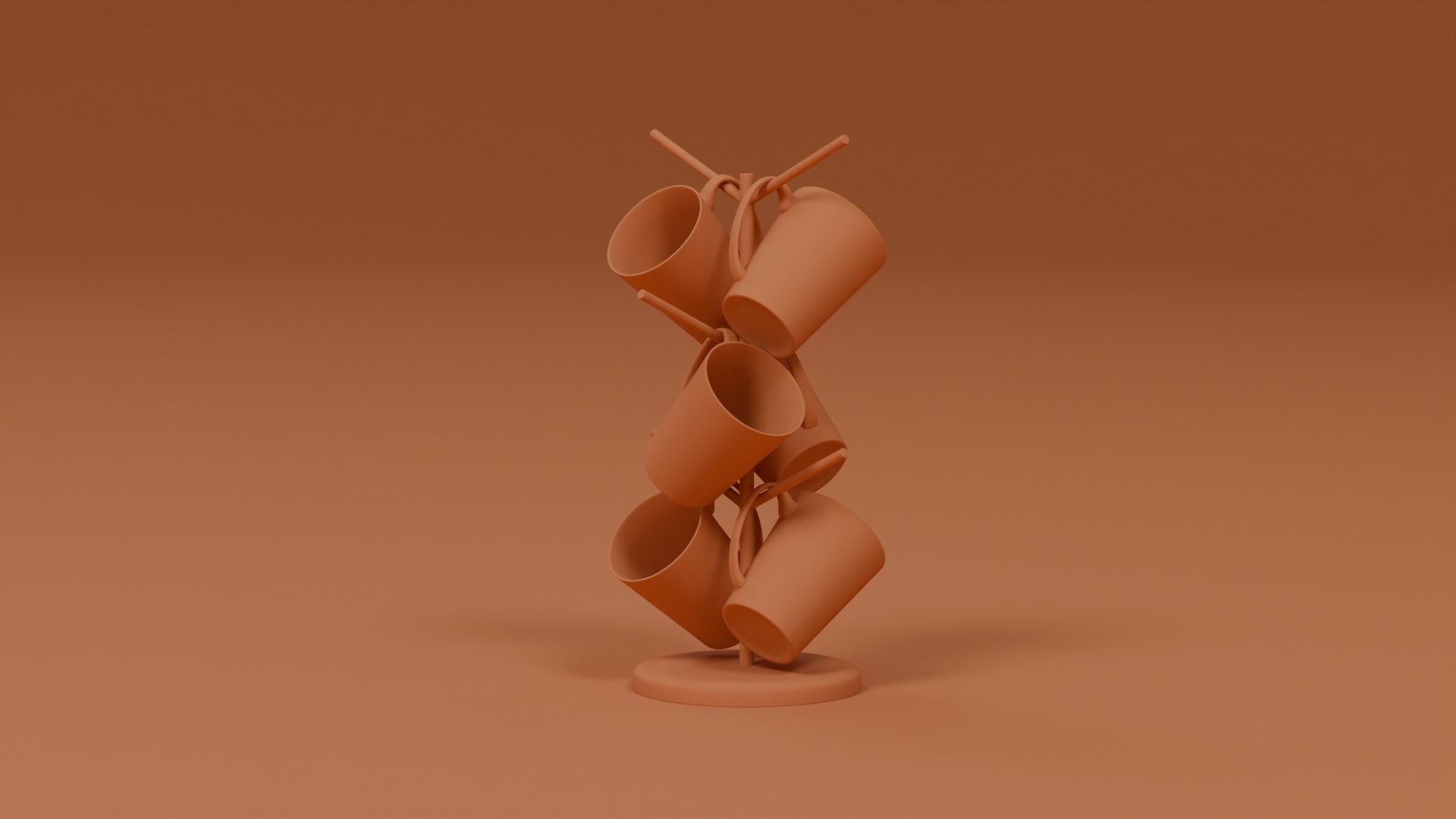 3D Mug Tower - TurboSquid 2249877