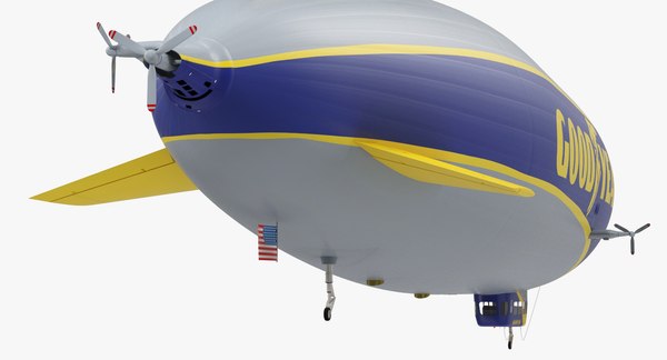 3D model blimp goodyear airship - TurboSquid 1329318