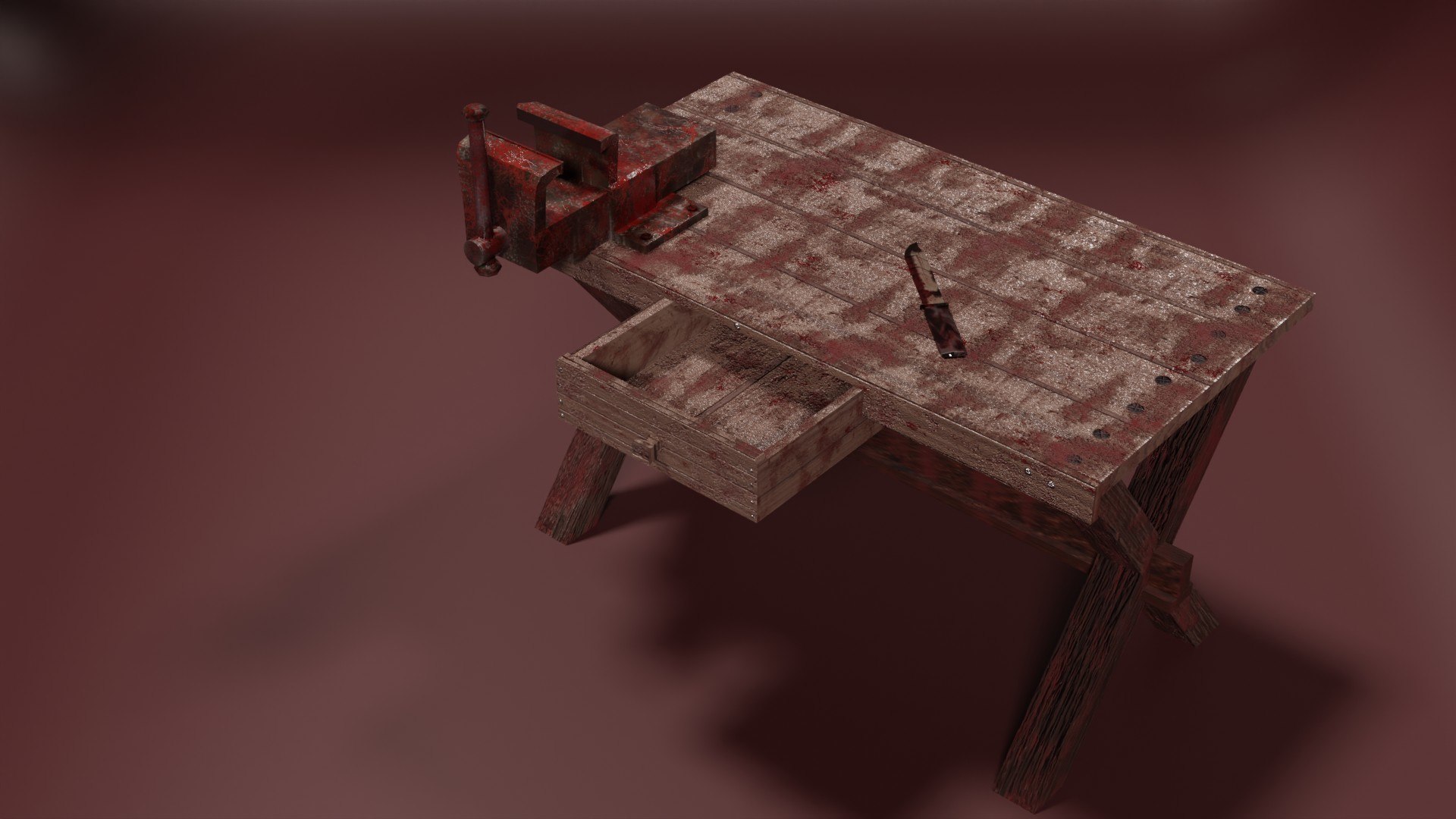 Butcher Essentials Bundle Grim Grip Clamp Slaughter Table Bloodbound ...