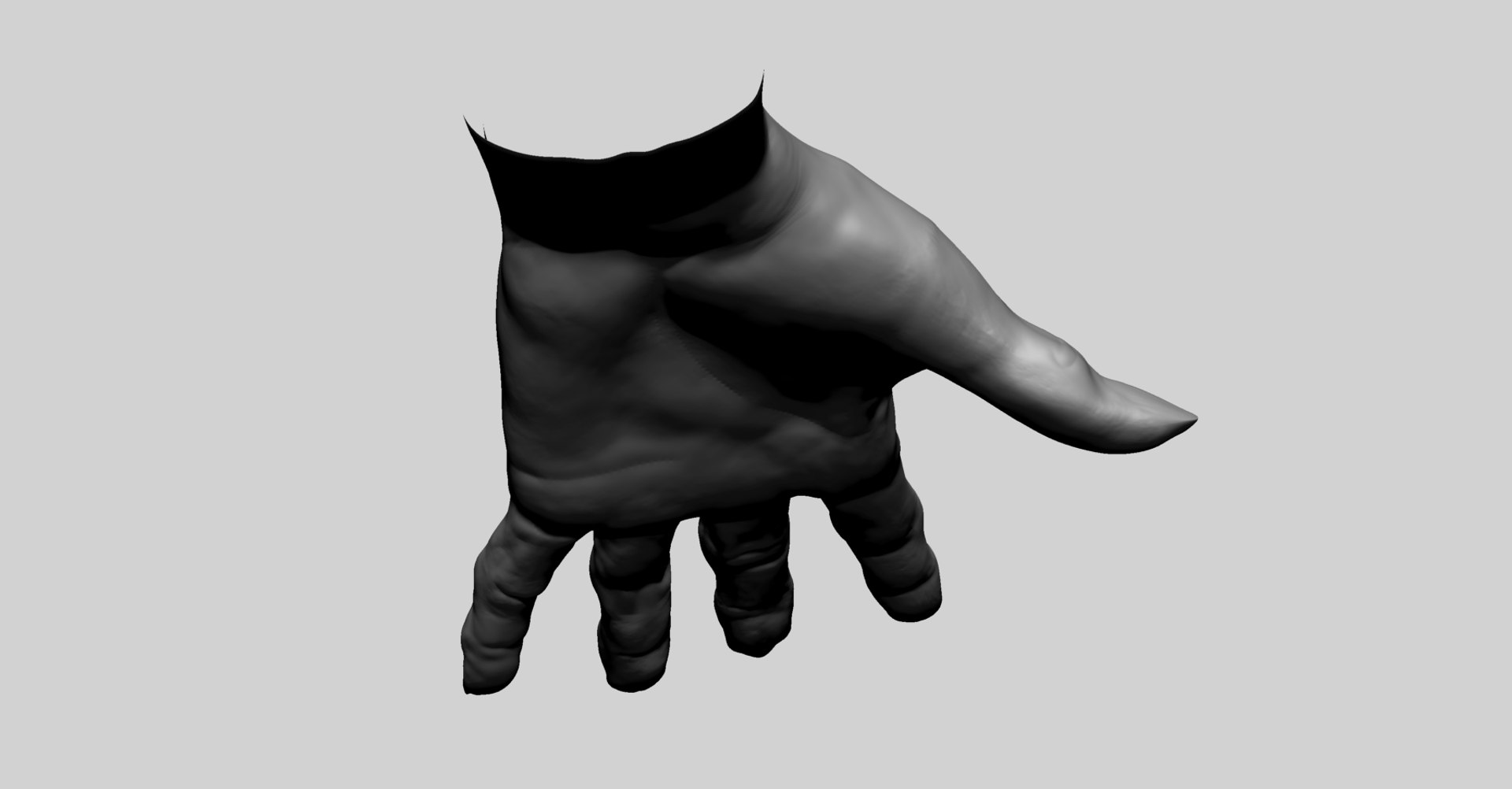 Creature Hand B 3D Model - TurboSquid 2204798