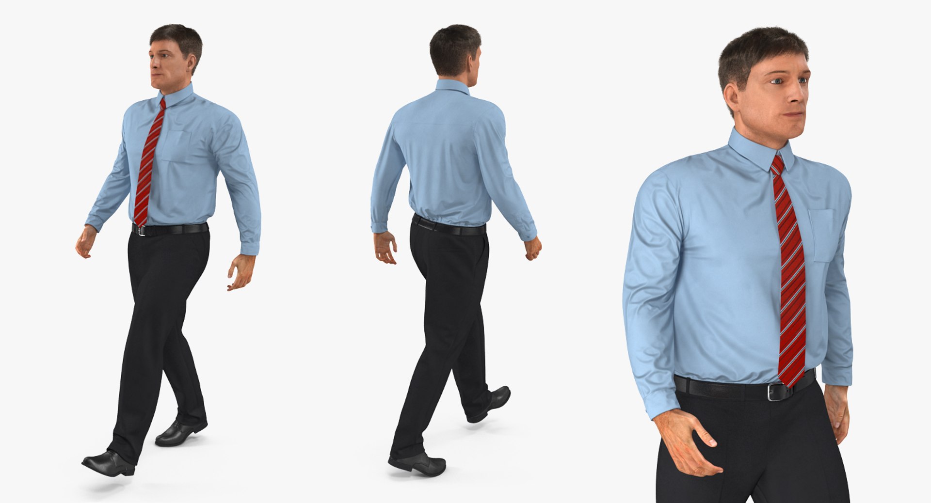 Office Worker Rigged Max