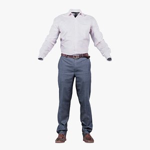 Casual Outfit 45 Remastered 3D model