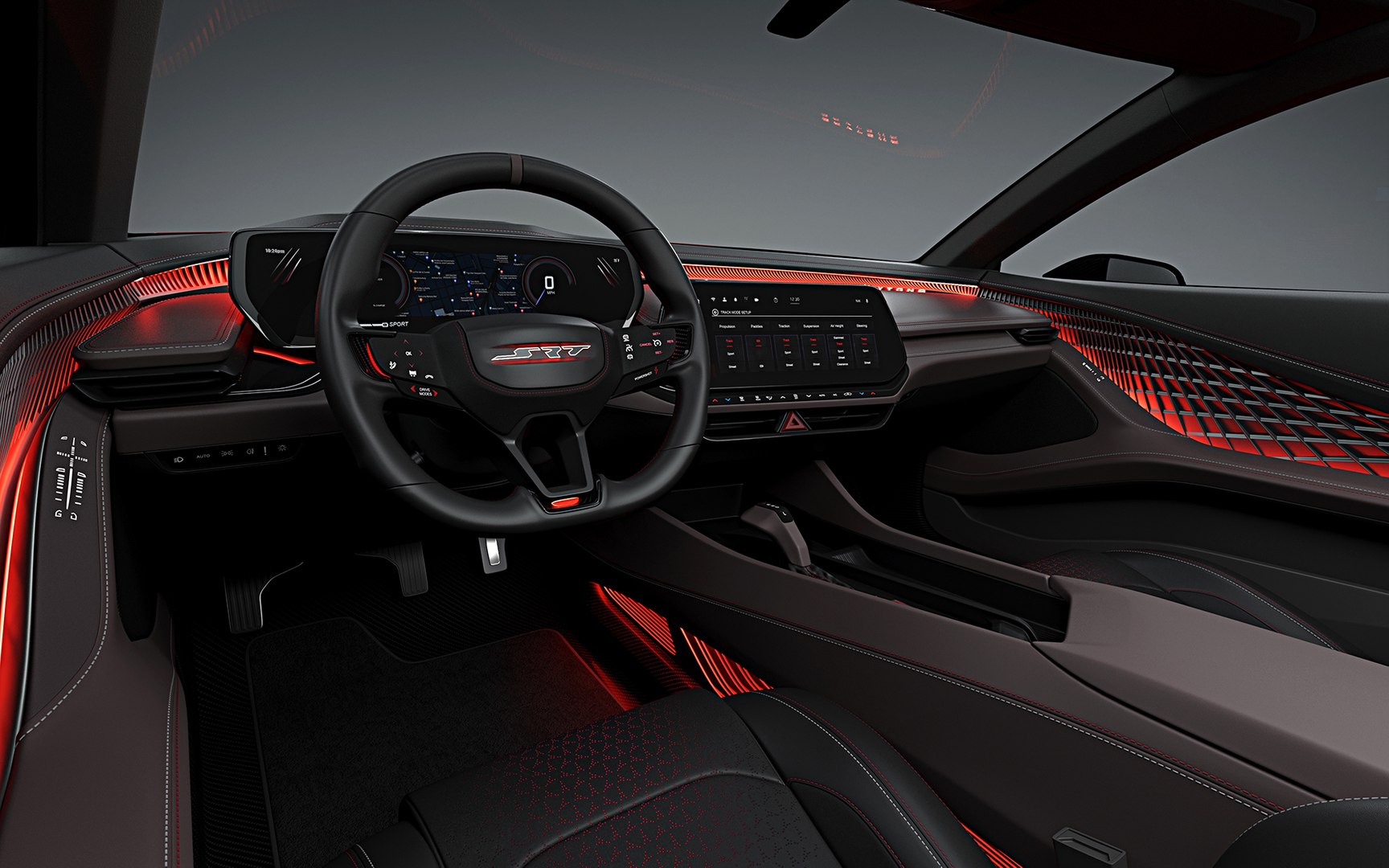 3D 2024 Dodge Charger Daytona SRT Concept Red - TurboSquid 2073224