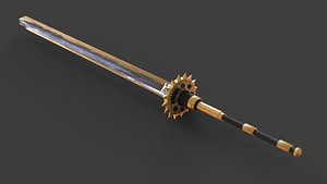 X-Blade Sword 3D Model