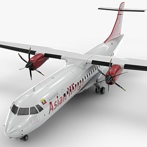 3D ATR 72 ASIAN WINGS Airways L2099